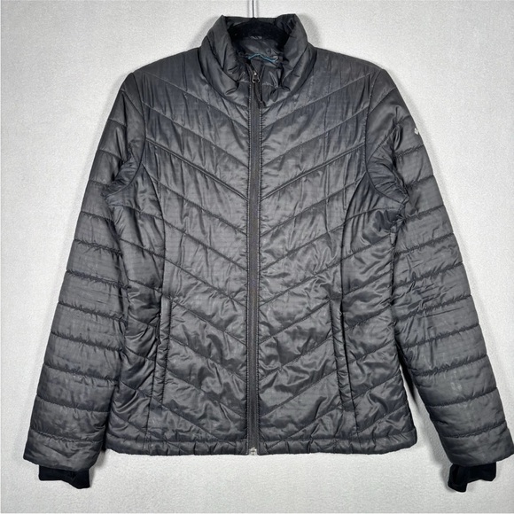 Columbia Jackets & Blazers - Columbia Jacket Women Small Black Powder Lite Insulated Lightweight Omni Heat